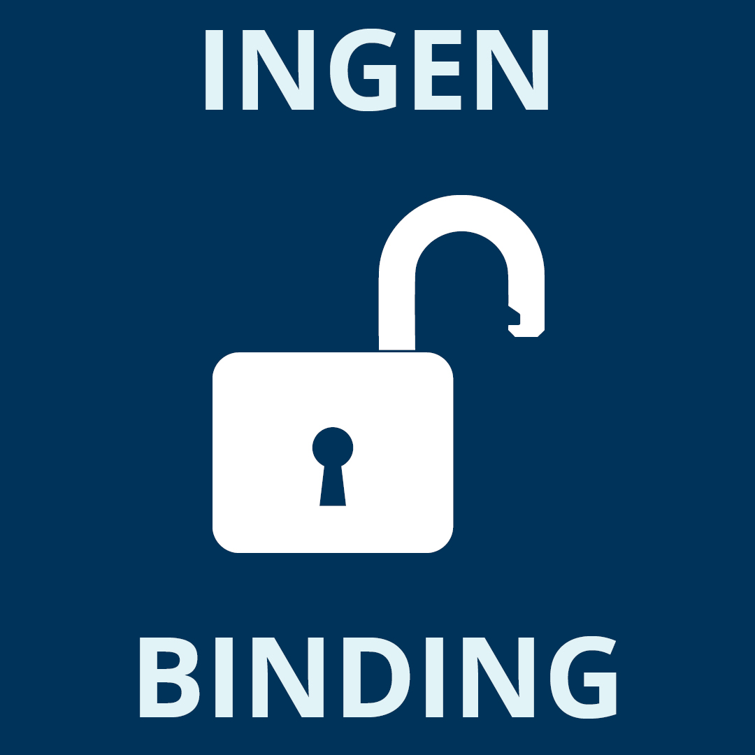 Ingen binding